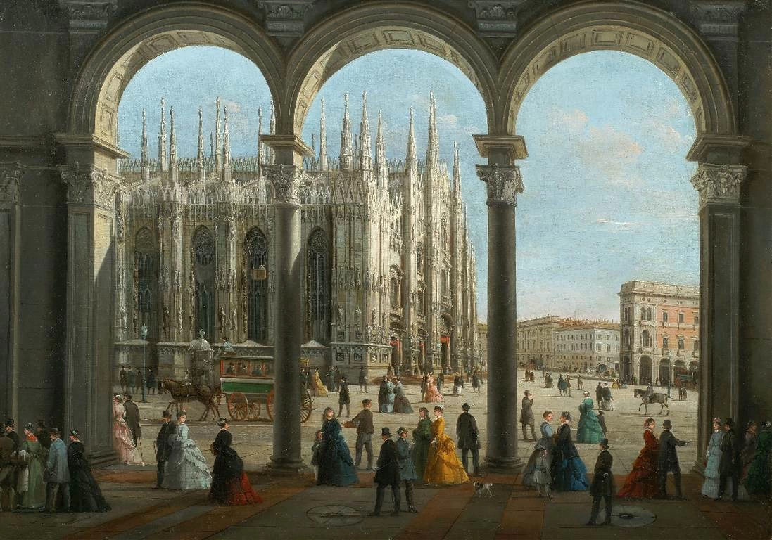 Vista del Duomo di Milano dal Colonnato